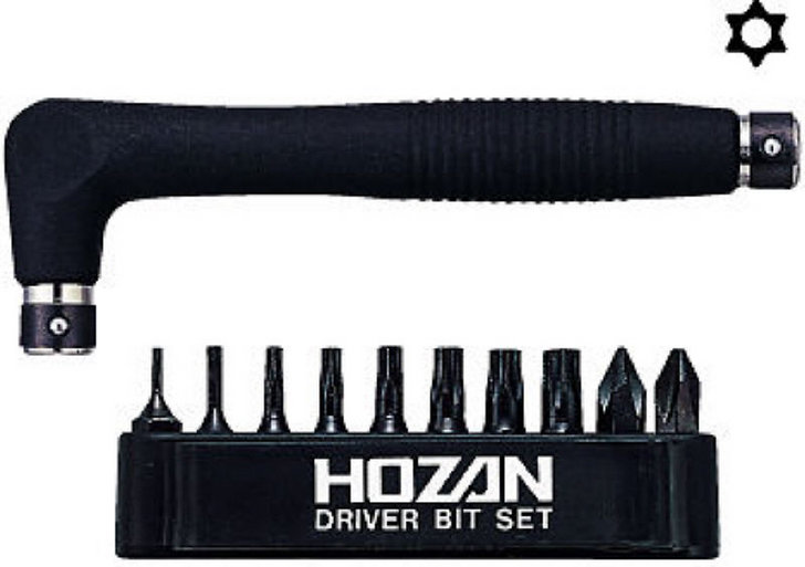 Hozan W-081 (W-81) HEX LOBULAR WRENCH SET (4962772080818)