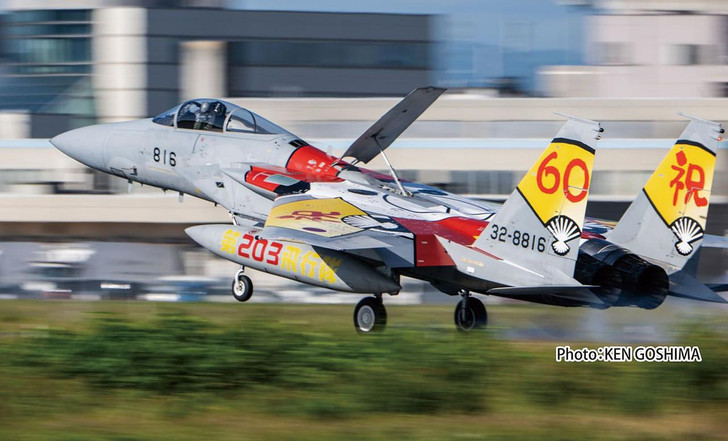 PSA9 デンジャラス・ビースト 1st Anniversary フレーム 1/72 JASDF F-15J Eagle 203rd Squadron 60th Anniversary Paint