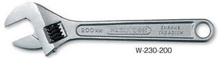 Hozan W-230-200 ADJUSTABLE WRENCH (4962772082324)