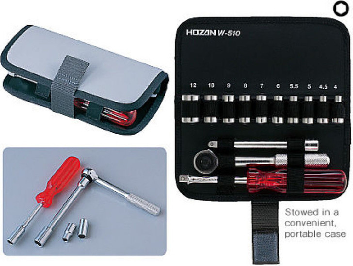 Hozan W-510 SOCKET WRENCH SET (4962772085103)
