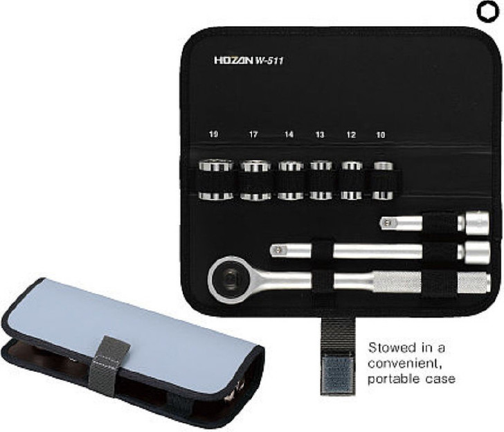 Hozan W-511 SOCKET WRENCH SET (4962772085110)