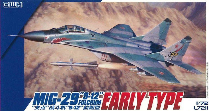  Great Wall Hobby 1/72 MiG-29 9.12 Fulcrum A Early Type Plastic Model 