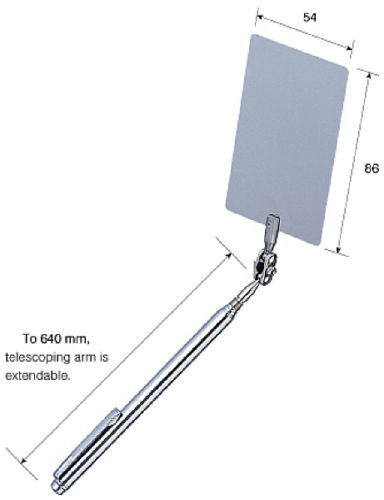 Hozan Z-355 STAINLESS MIRROR (4962772093559)