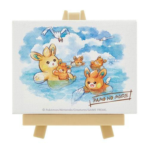 Pokemon Center Original Easel With Mini ArtPamo No MureSwimming