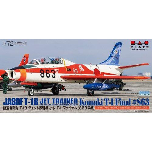 Platz 1/72 JASDF T-1B Jet Trainer Komaki T-1 Final (No. 863 Unit) Plastic Model