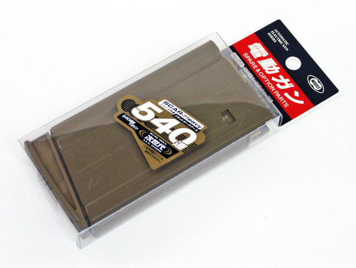 Tokyo Marui No.184 SCAR-H 540 Rnd Magazine FDE (Genuine Parts) Made in Japan 178848 (4952839178848)