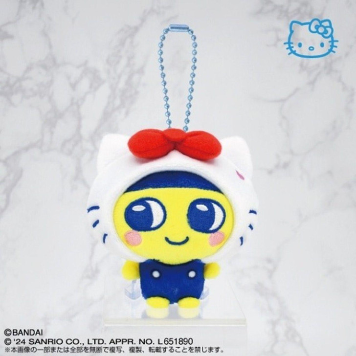  Bandai Purirunui Mascot Hello Kitty And Mametchi 