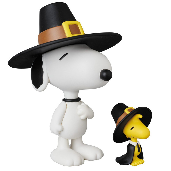 Medicom UDF-322 Ultra Detail Figure PILGRIM SNOOPY & WOODSTOCK (4530956153223)