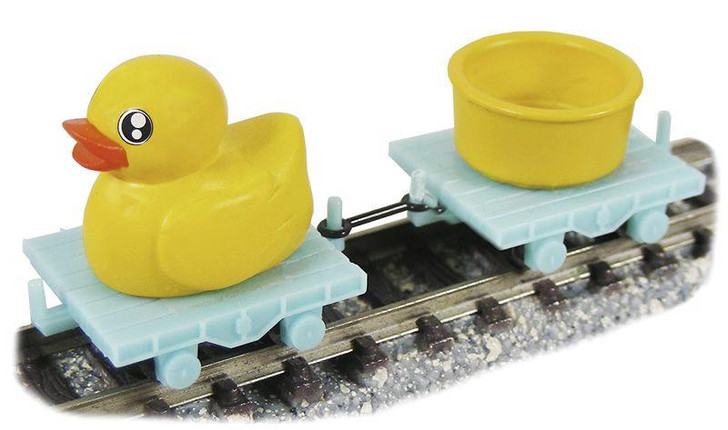  Tsugawa Yokou JT-04 Rail Bath Duckling & Bathtub (with Trolley) (N scale) 