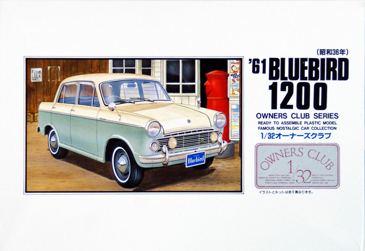 Arii Owners Club 1/32 31 1961 BLUEBIRD 1200 1/32 Scale Kit (Microace) (4968279202319)
