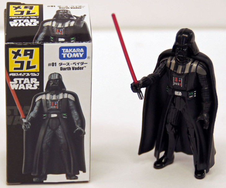 Takara Tomy Disney Star Wars Metakore Metal Figure #01 Darth Vader 821397 (4904810821397)