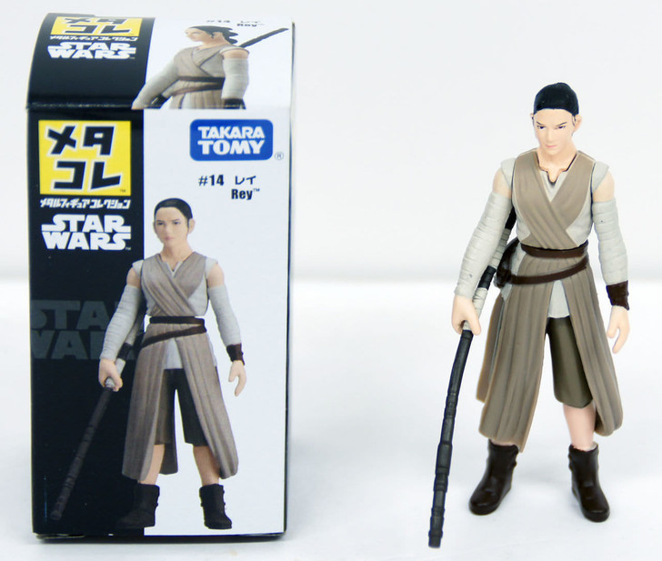 Takara Tomy Disney Star Wars Metakore Metal Figure #14 Rey 841852 (4904810841852)