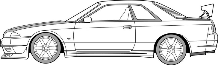  Fujimi 1/24 Wangan Midnight Nissan Skyline GT-R (R32) Tomoya Plastic Model 