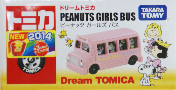 Takara Tomy Dream Tomica Peanuts Girls Bus 804512