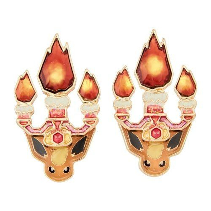 Pokemon Center Original Pokemon Accessory Earrings Honoo Terastal Flareon