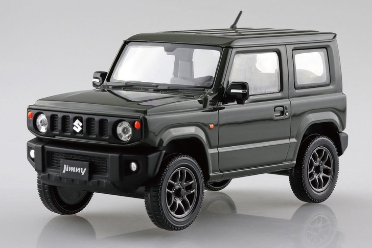  Aoshima RakuPla Snap Kit Suzuki JB64 Jimny (Jungle Green) Plastic Model 