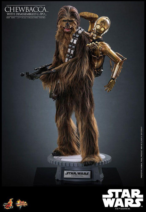 Movie Masterpiece - 1/6 Scale Fully Poseable Figure: Chewbacca & C