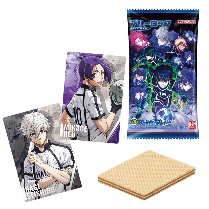  Bandai Candy Blue Lock Metallic Card Collection Vol.4 20pcs Box 