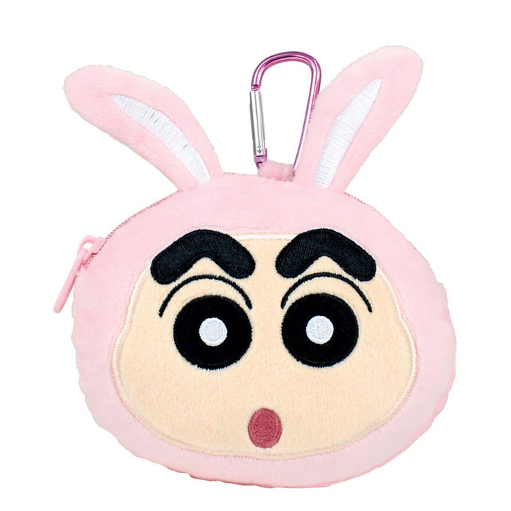  T's Factory Shinchan Karabiner Attached Plushie Zipper Mascot Transformation Bunny 