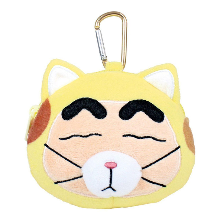  T's Factory Shinchan Carabiner With Plush Zipper Mascot Transformed Cat 