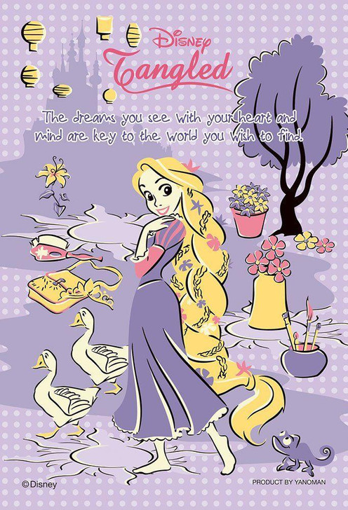  Yanoman Jigsaw Puzzle Petit Light Dream Time Rapunzel (Tangled) (99 Small Pieces) 