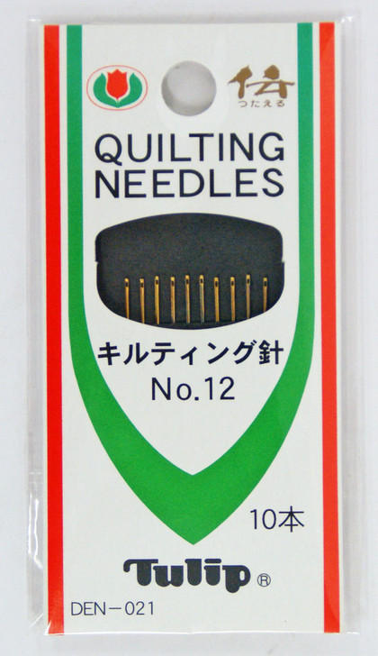 Tulip DEN-021 Quilting Needles No.12 (10 pcs / 0.53 x 24.4mm) (4974723550219)