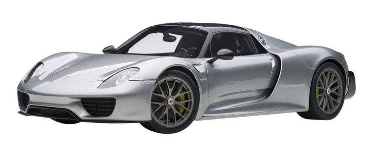  AUTOArt 1/12 Porsche 918 Spyder Weissach Package (Silver Metallic) Finished Model 