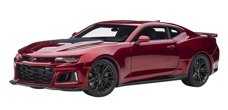 Chevrolet Camaro 赤 1/18スケールモデル 1/18 Chevrolet Camaro ZL1 '17 (Metallic Dark Red) Finished Model