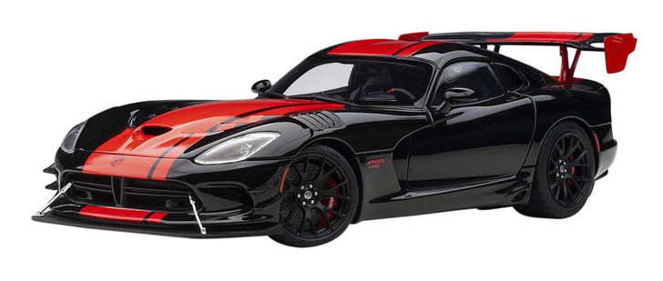 1/18 Dodge Viper 1:28 Edition ACR (Black/Red Stripe) Finished Model