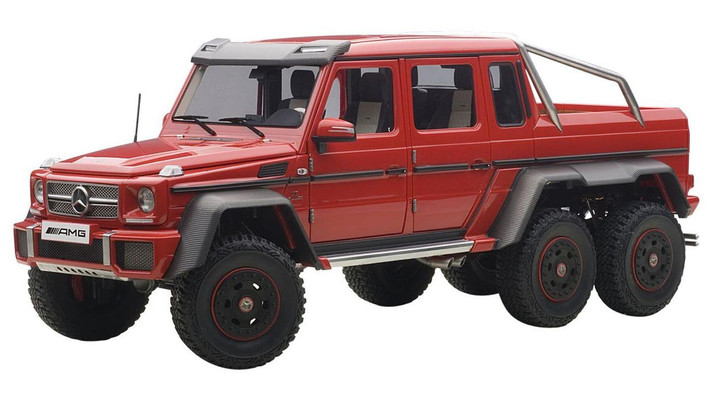 1/18 Mercedes-Benz G63 AMG 6x6 (Red) Finished Model