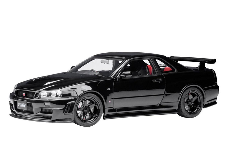 AUTOart  NISSAN SKYLINE GT-R R34【１／１８】 Amazon.com: AUTOart 1/18 Nissan Skyline GT-R (R34) V Spec II