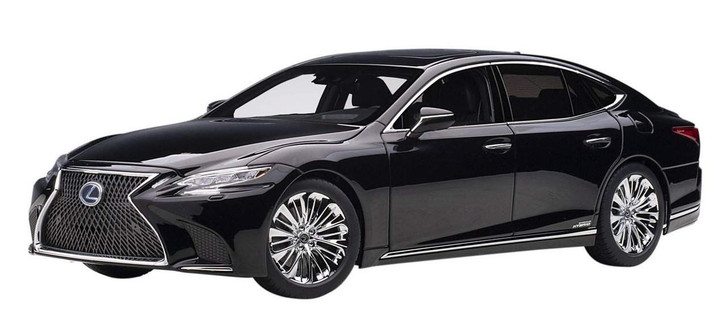  AUTOArt 1/18 Lexus LS500h (Black) Black Interior Finished Model 