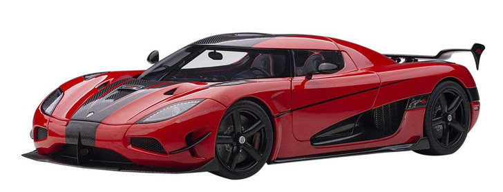 1/18 Koenigsegg Agera RS (Red/Carbon Black) Finished Model