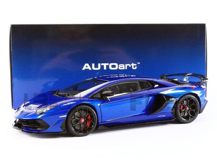 ミニカー Autoart Lamborghini Aventador SVJ 1/18 1/18 Lamborghini Aventador SVJ (Metallic Blue) Finished Model
