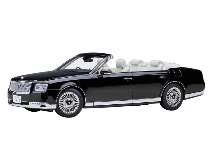 1/18 Toyota Century Open Car Kamui Eternal Black Finished Model