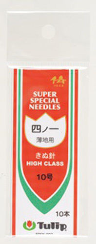 Tulip SDEN-007 Super Special Needles High Class No.10 (10 pcs / 0.56 x 33.3mm) (4974723550585)