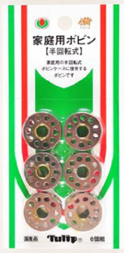 Tulip SO-008 Bobbin For Home Use Half Turn Type (6 pcs) (4974723510183)