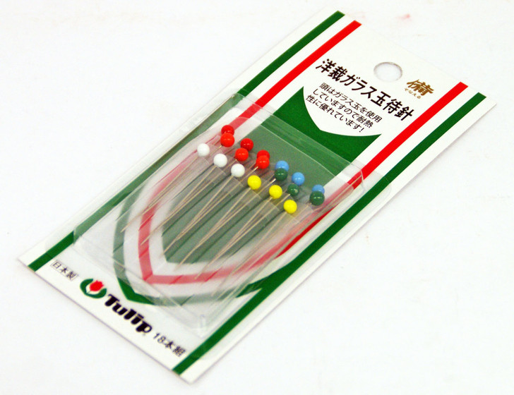 Tulip SO-011 Glass Head Pins (18 pcs / 0.55 x 35.0mm) (4974723510213)