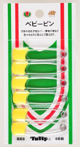 Tulip SO-024 Safety Pins For Kids (6 pcs / 53mm) (4974723510343)