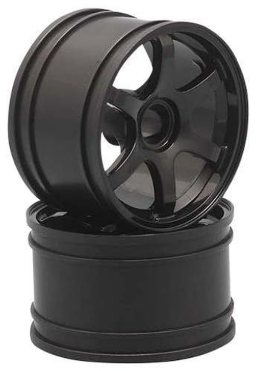  Yokomo GT1-40F01 Front Wheel GT1 For Use With (Black 2 Pieces) 