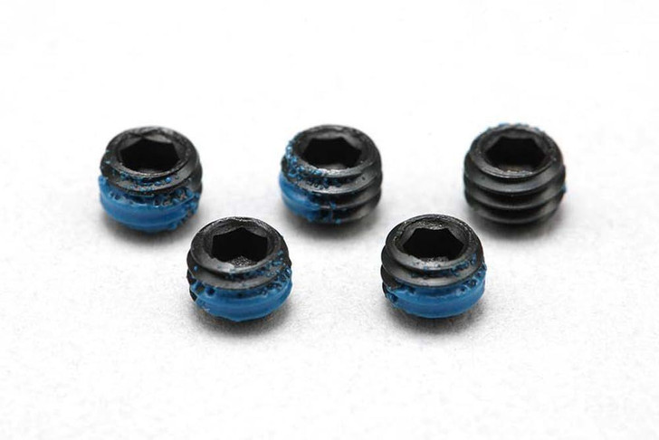  Yokomo ZC-SS43LFA M4x3mm Set Screw Tip Flat Neji Lock Applied 5 Pieces Included 