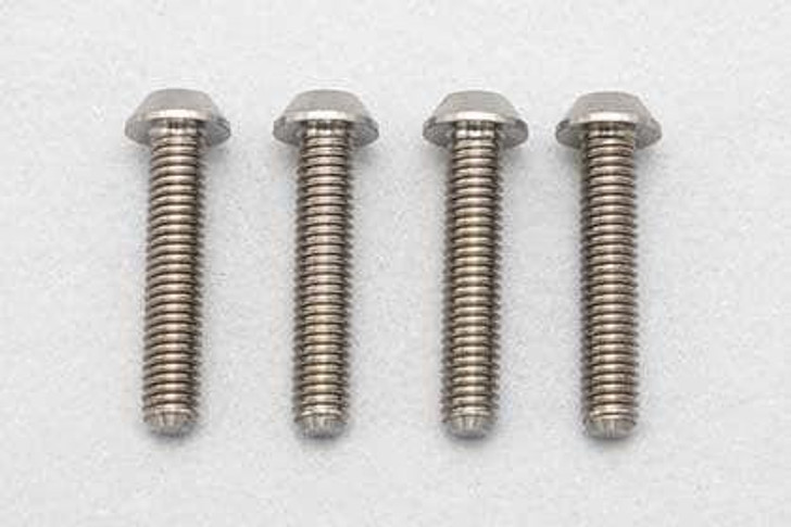  Yokomo RP-041-15A M3x15mm Button Head Screw High Precision Machined Titanium 