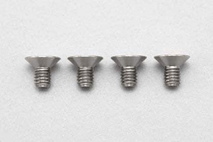  Yokomo RP-042-05A M3x 5mm Flat Head Screw High Precision Cut Titanium 