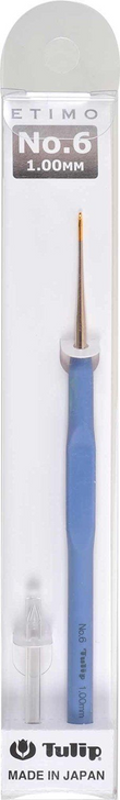 Tulip T13-06 ETIMO Cushion Grip Lace Crochet Hook Needle No.6 (1.00mm) (4974723410148)