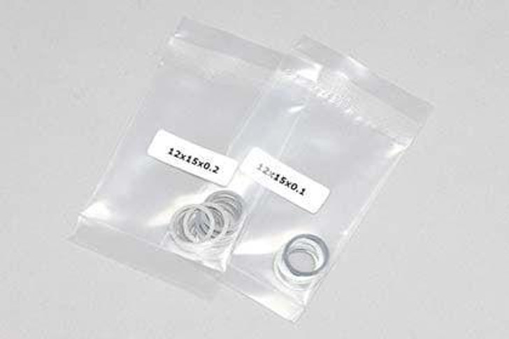  Yokomo ZC-S120SA 0.10mm / 0.20mm 12 Diameter Stainless Steel Shim Each 10 Sheets 