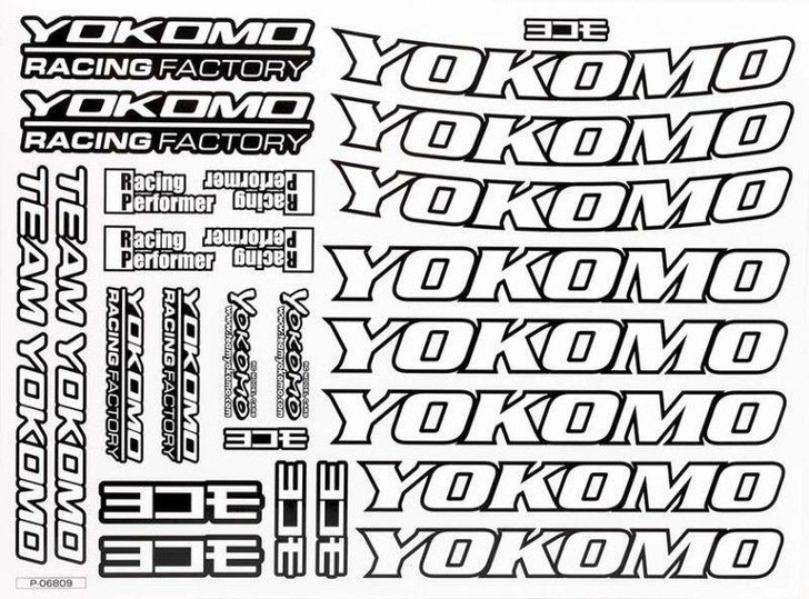  Yokomo ZC-OFFD Body Use Decal Sheet Yokomo Car Use 