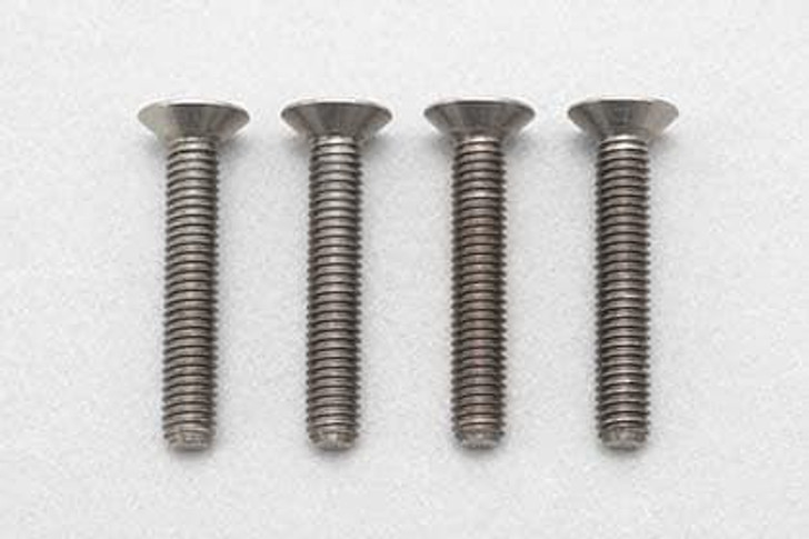  Yokomo RP-042-18A M3x18mm Flat Head Screw High Precision Cutting Titanium Made 