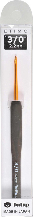 Tulip T15-300 ETIMO Cushion Grip Crochet Hook Needle 3/0 (2.20mm)