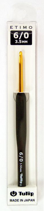 Tulip T15-600 ETIMO Cushion Grip Crochet Hook Needle 6/0 (3.50mm) (4974723410285)