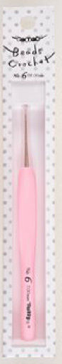 Tulip TB13-6 Sucre Cushion Grip Bead Crochet Hooks No.6 (1.00mm) Japan